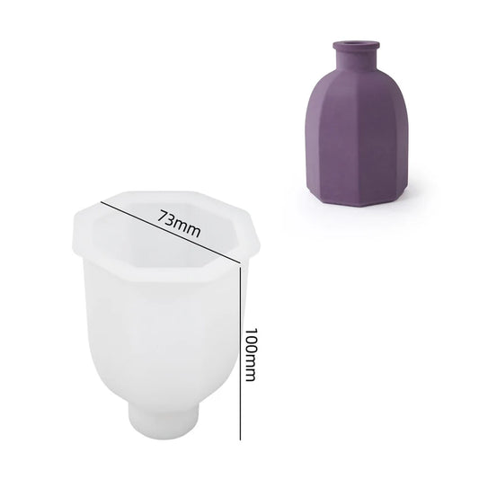 Modern Geometric Flower Pot Mould