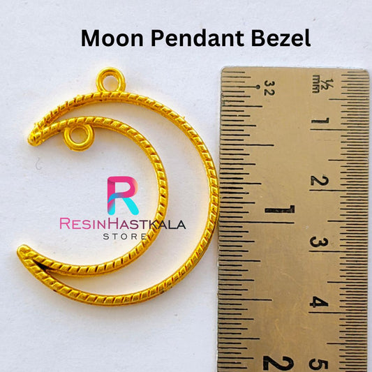 Moon Pendant Bezel (5 Piece)