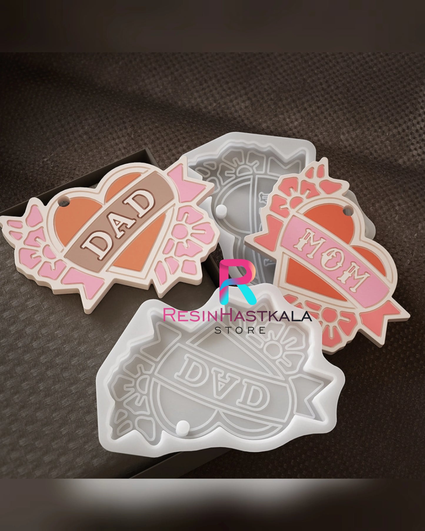 Mother Keychain Mould (Mom)