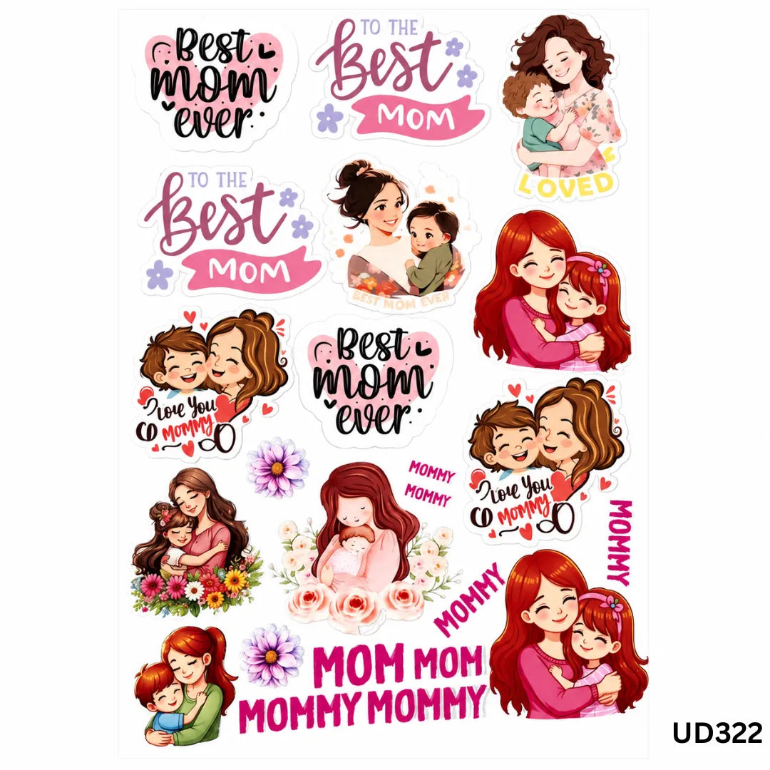 Mother UV DTF Sticker – A6 Size (UD322)