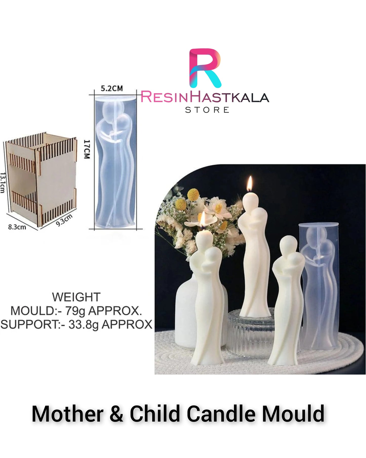 Mother & Child Candle Mould