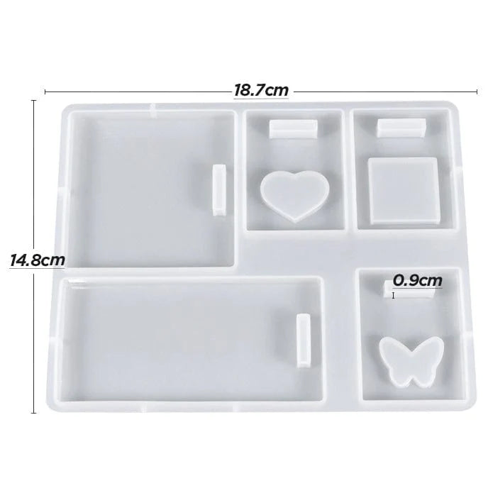 Multi Shape ID Card & Luggage Tag Holder Mould