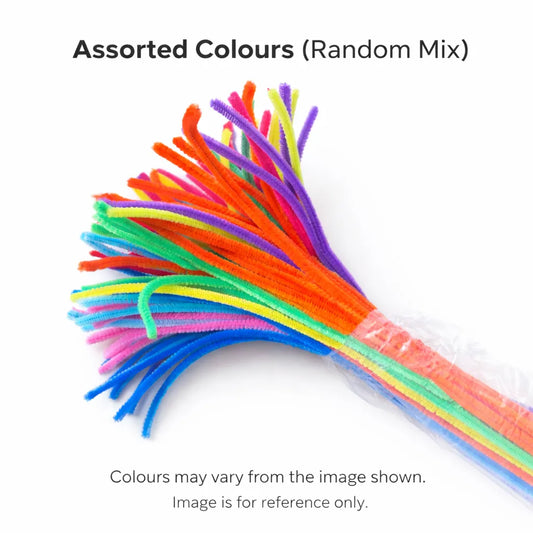 Multi Pipe Cleaner Regular Colour (100Pcs/Pack)