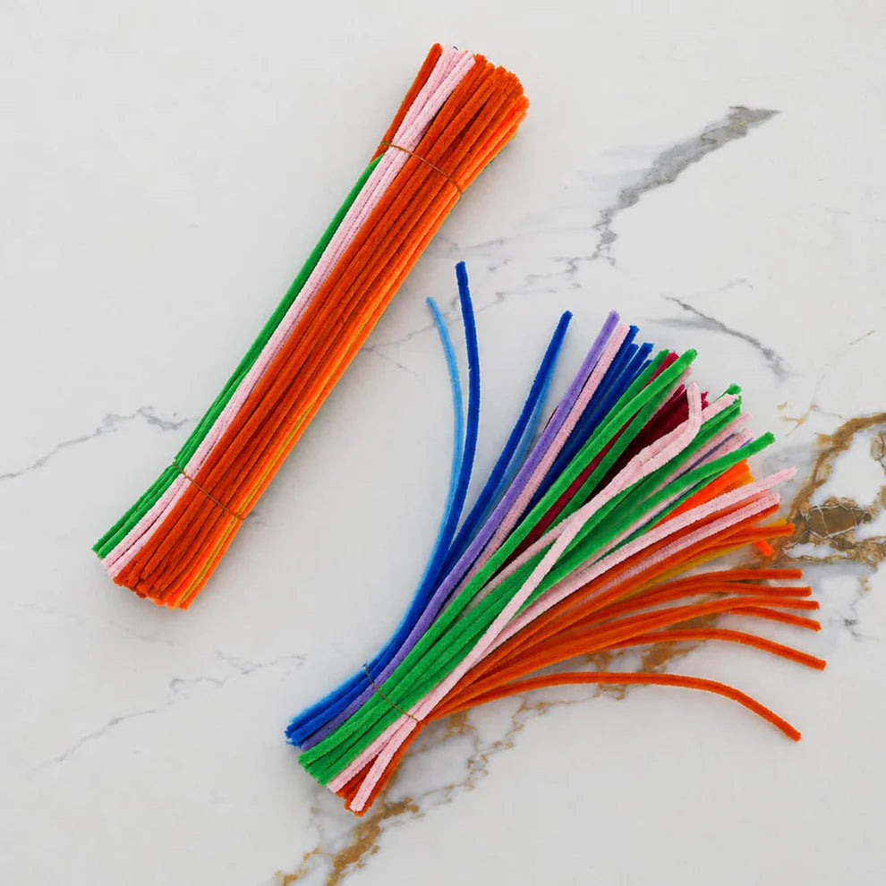 8 mm Premium Pipe Cleaners for Flower Making &  Diy Crafts Projects  – 100 Pcs (Approx.)