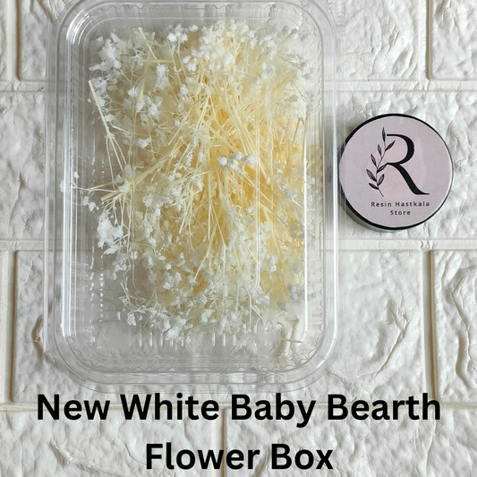 New White Baby Bearth Flower Box