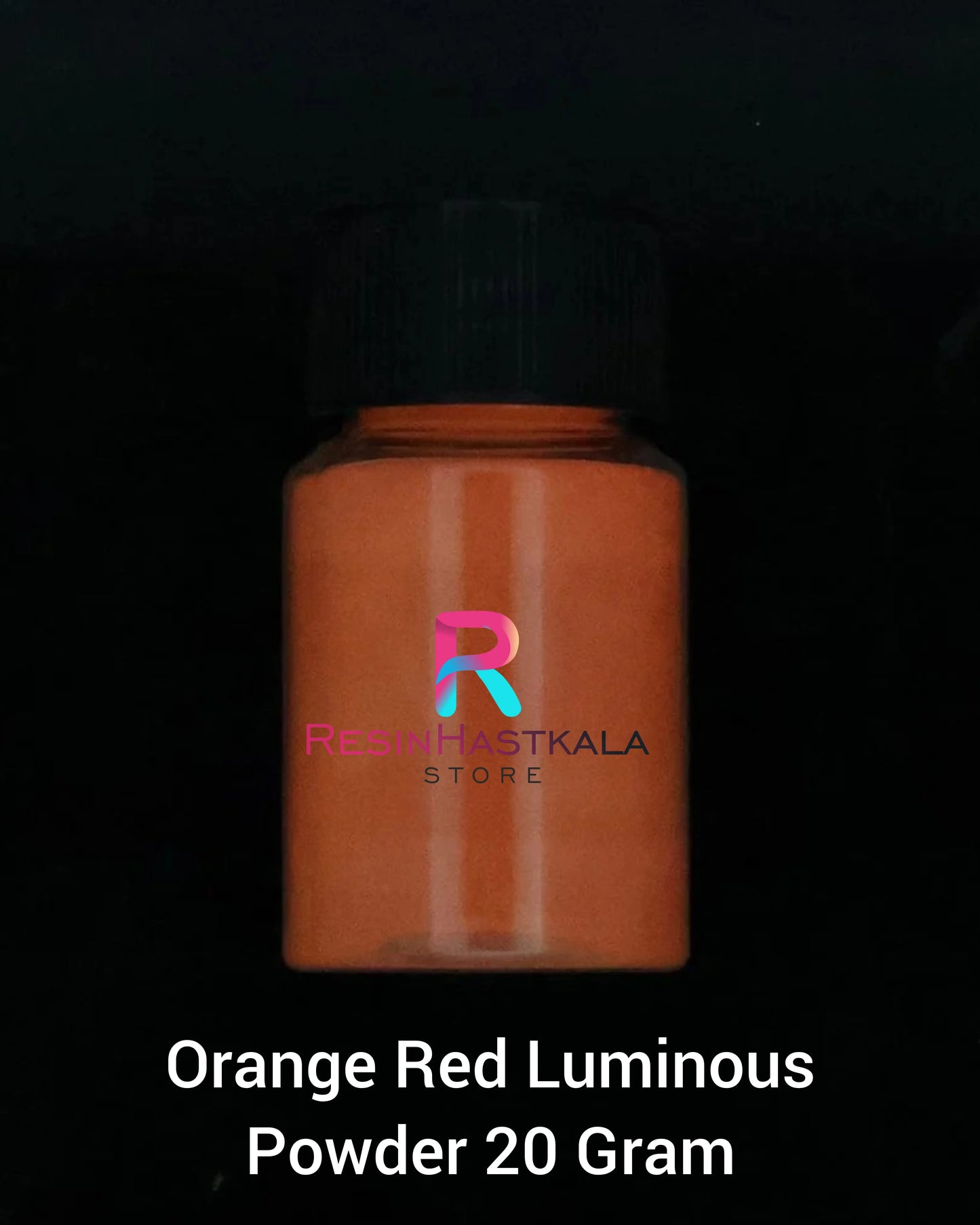 Orange Red Luminous Powder (20 Gram)