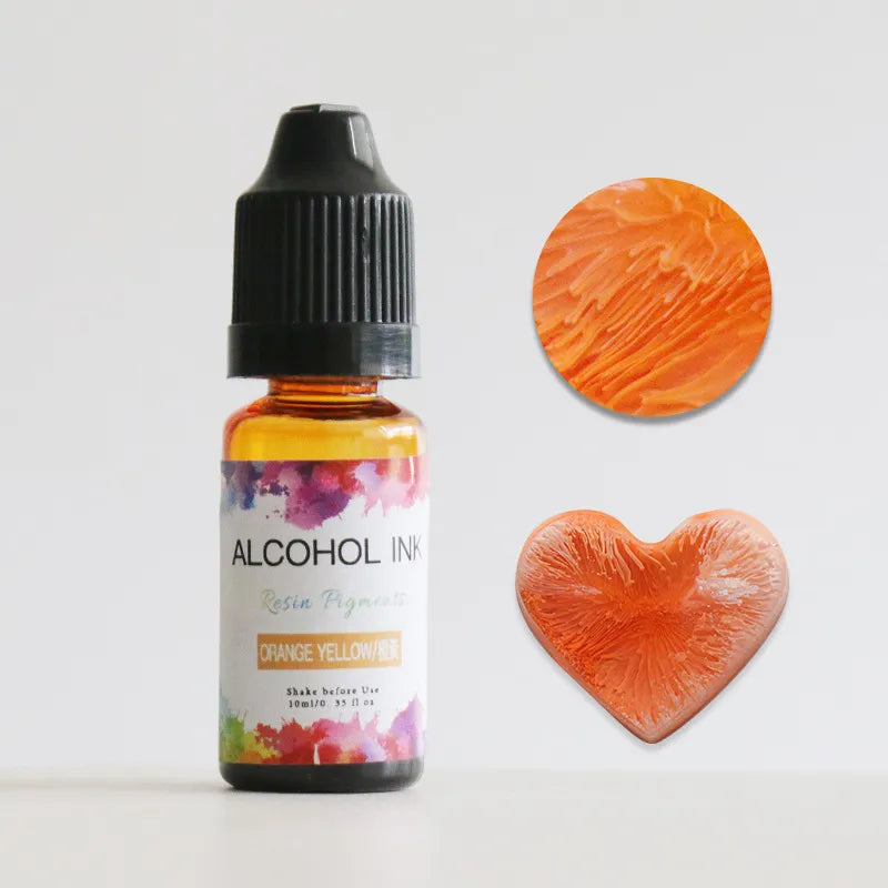 Orange Yellow 3D Alcohol Ink Single Colours (10 Ml)