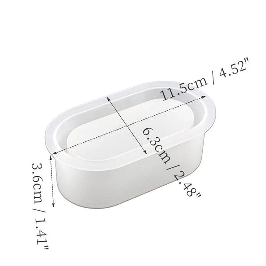 Oval Candle Jar Mould