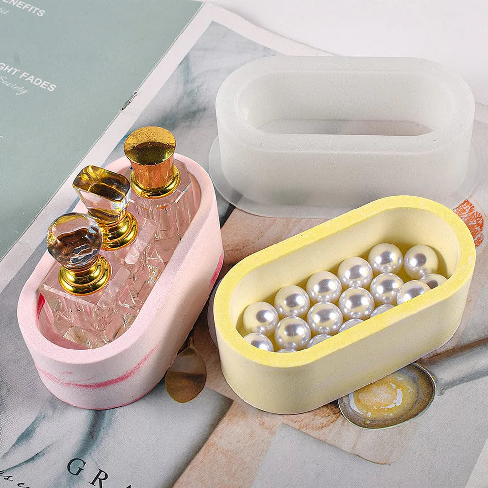 Oval Candle Jar Mould