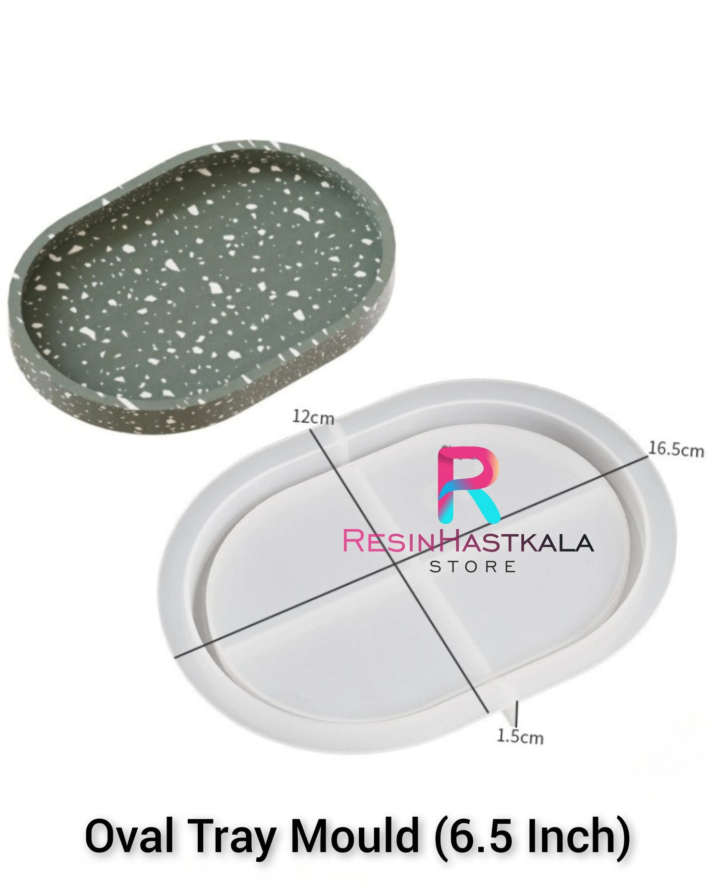 Oval Tray Mould (6.5 Inch)