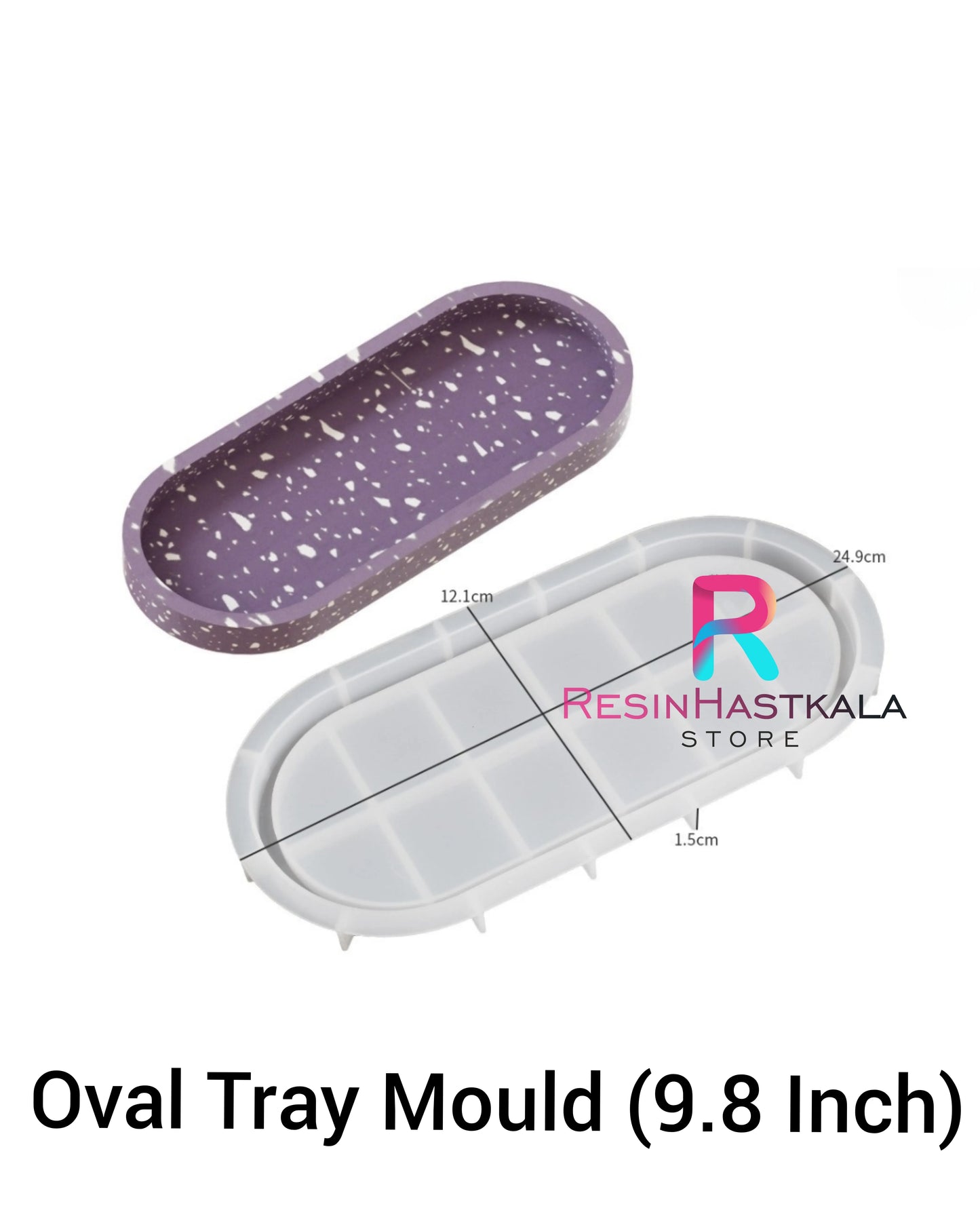 Oval Tray Mould (9.8 Inch)