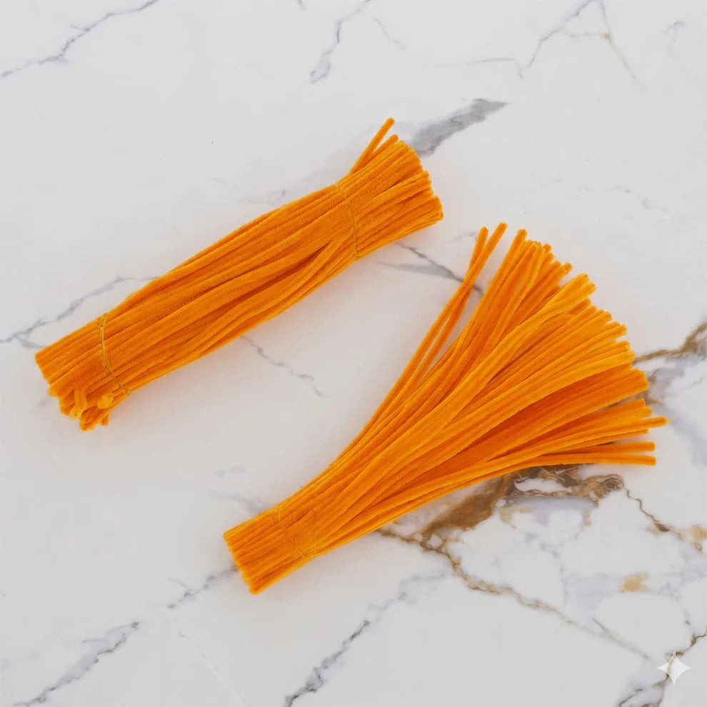 8 mm Premium Pipe Cleaners for Flower Making &  Diy Crafts Projects  – 100 Pcs (Approx.)
