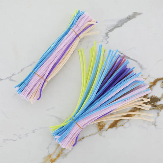 8 mm Premium Pipe Cleaners for Flower Making &  Diy Crafts Projects  – 100 Pcs (Approx.)