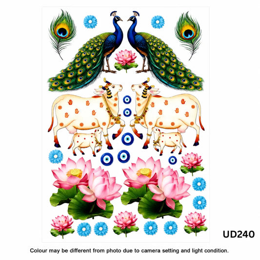 Pichwai UV DTF Sticker – A6 Size (UD240)