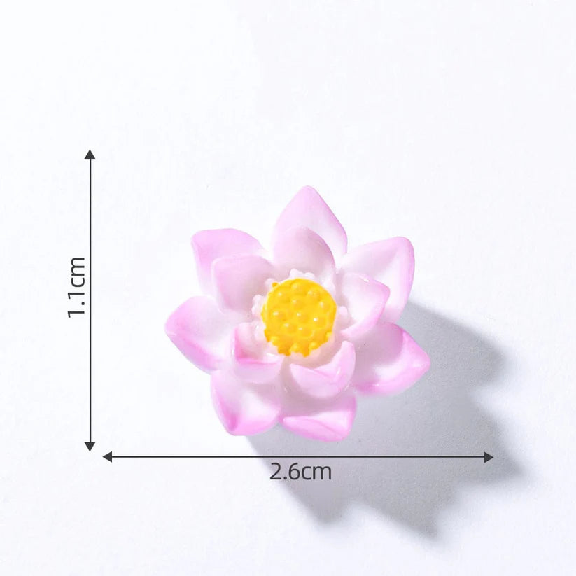 Pink Lotus Pond Theme Miniature