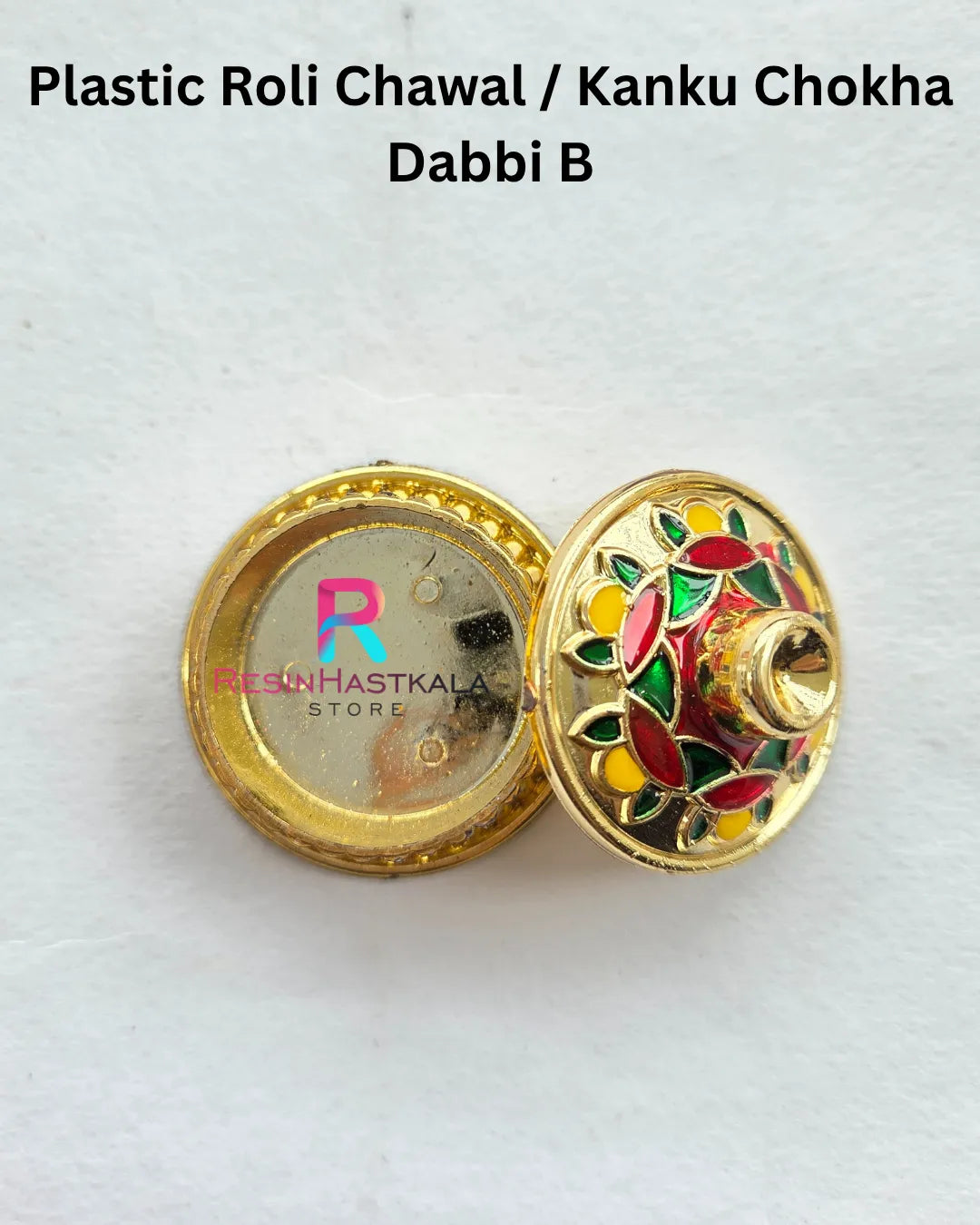 Plastic Roli Chawal / Kanku Chokha Dabbi B
