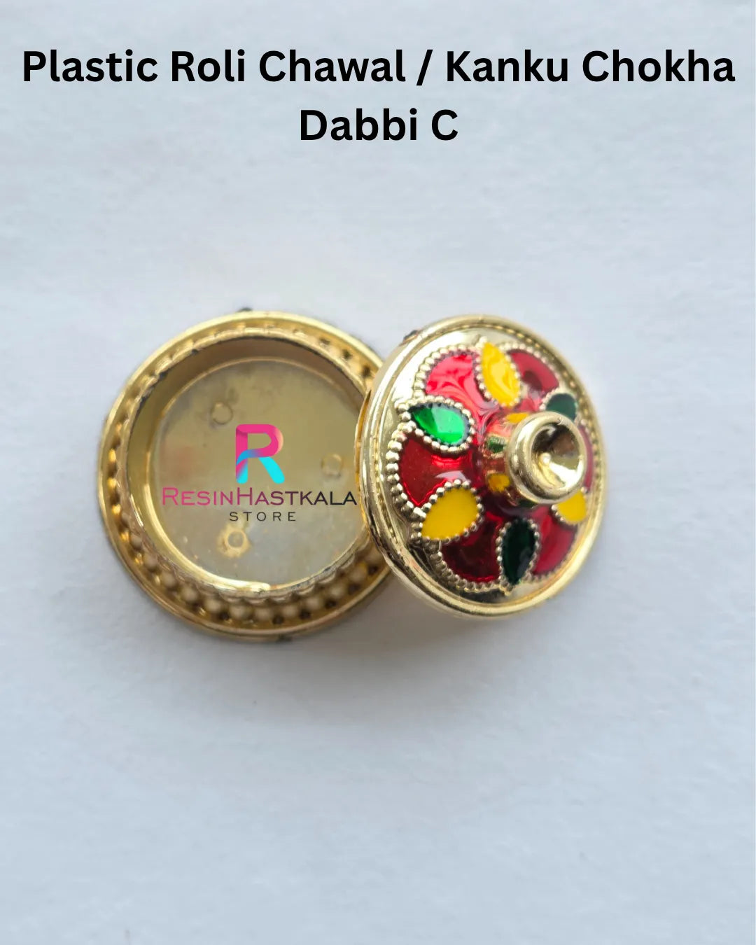Plastic Roli Chawal / Kanku Chokha Dabbi C