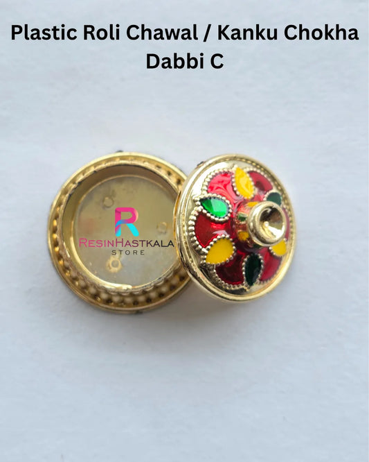 Plastic Roli Chawal / Kanku Chokha Dabbi C