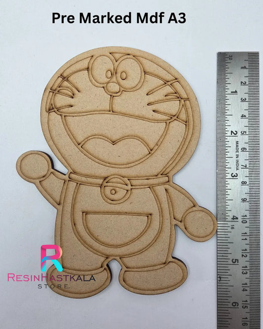 Doraemon Pre Marked Mdf A3