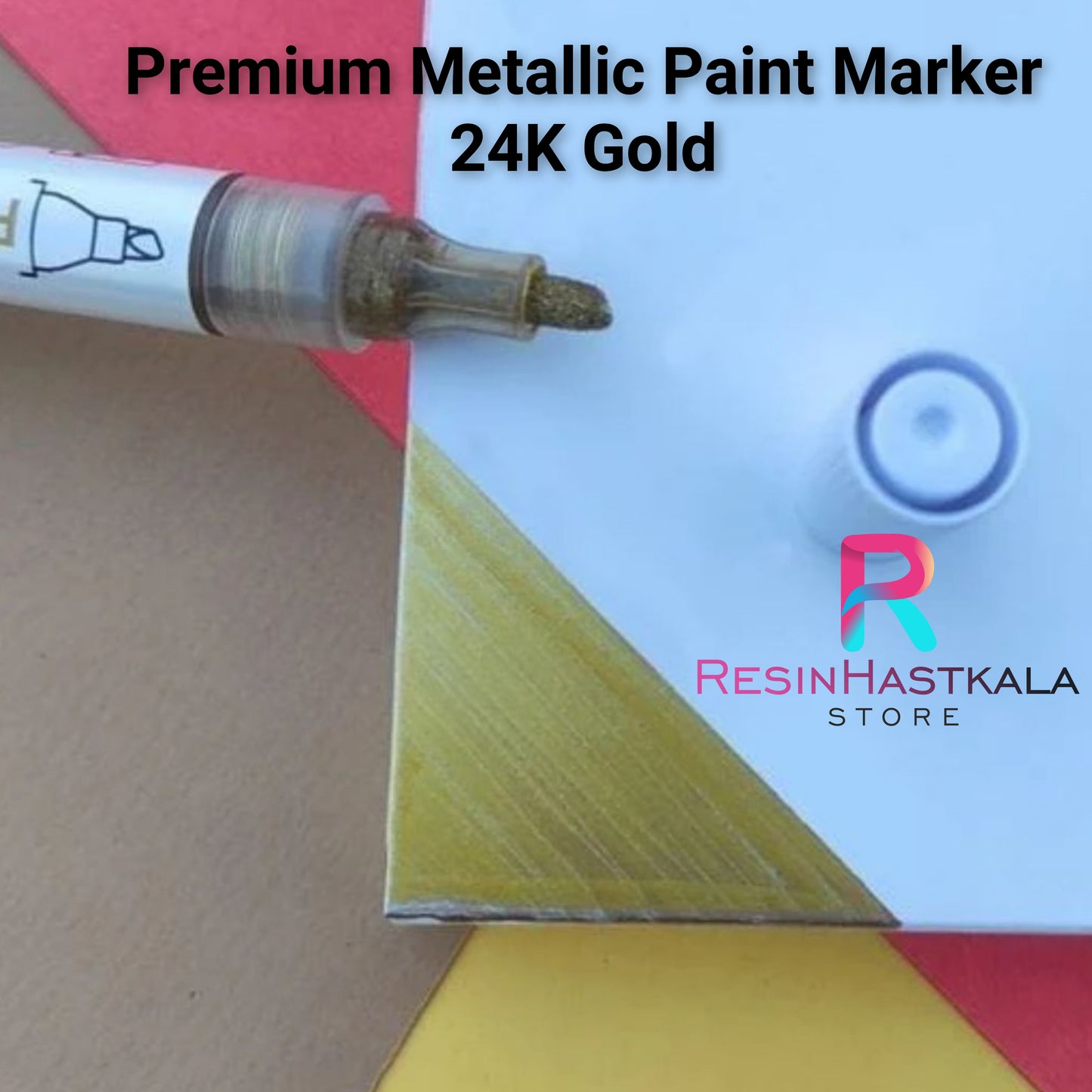 Premium Mettalic Paint Marker - 24K Gold