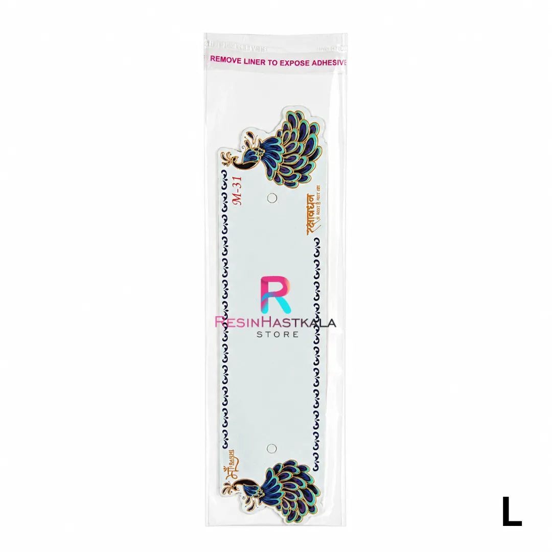 Premium Rakhi Packing Cards with Plastic Bag (L)