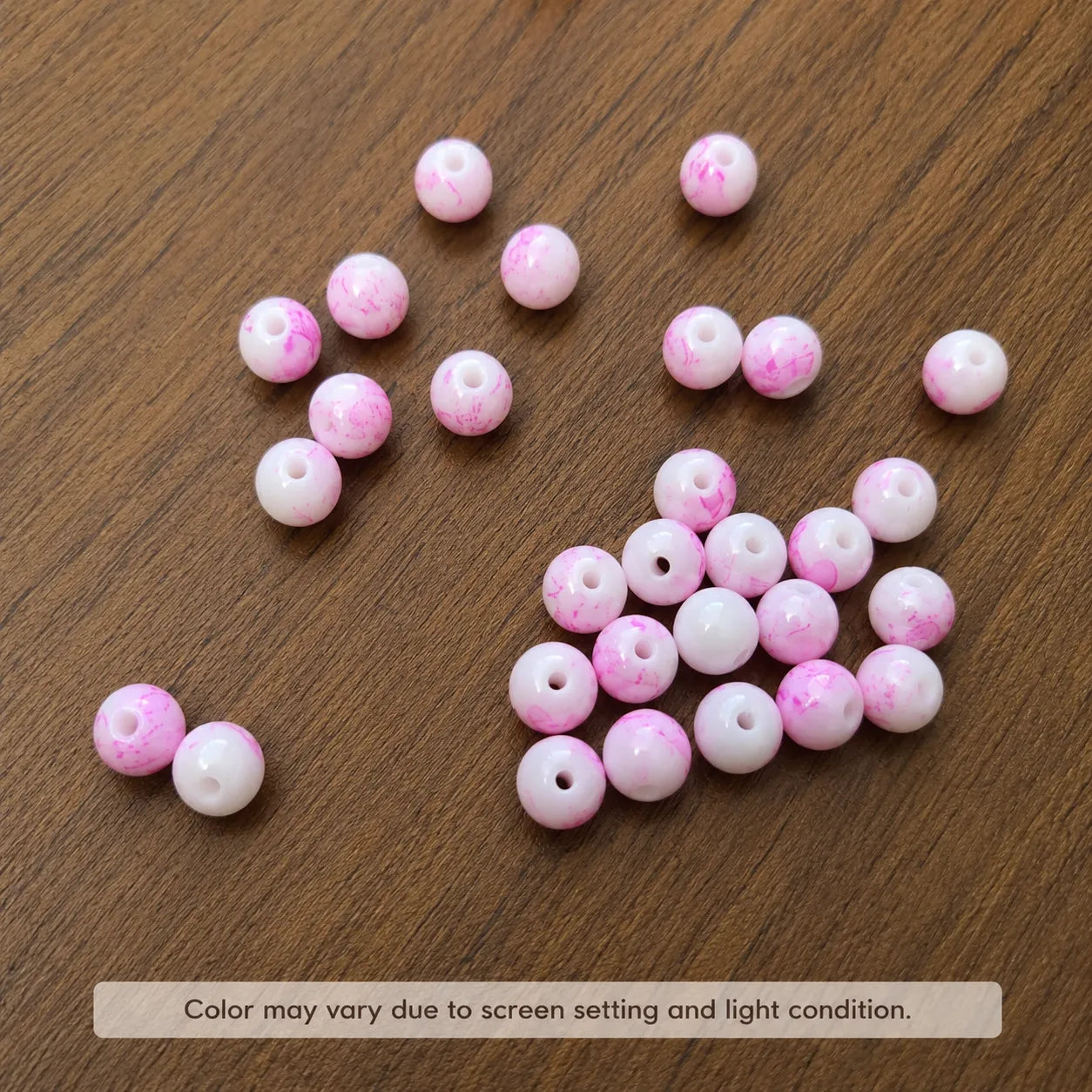 Printed Glass Beads For Rakhi & Bracelet (20 Gram)