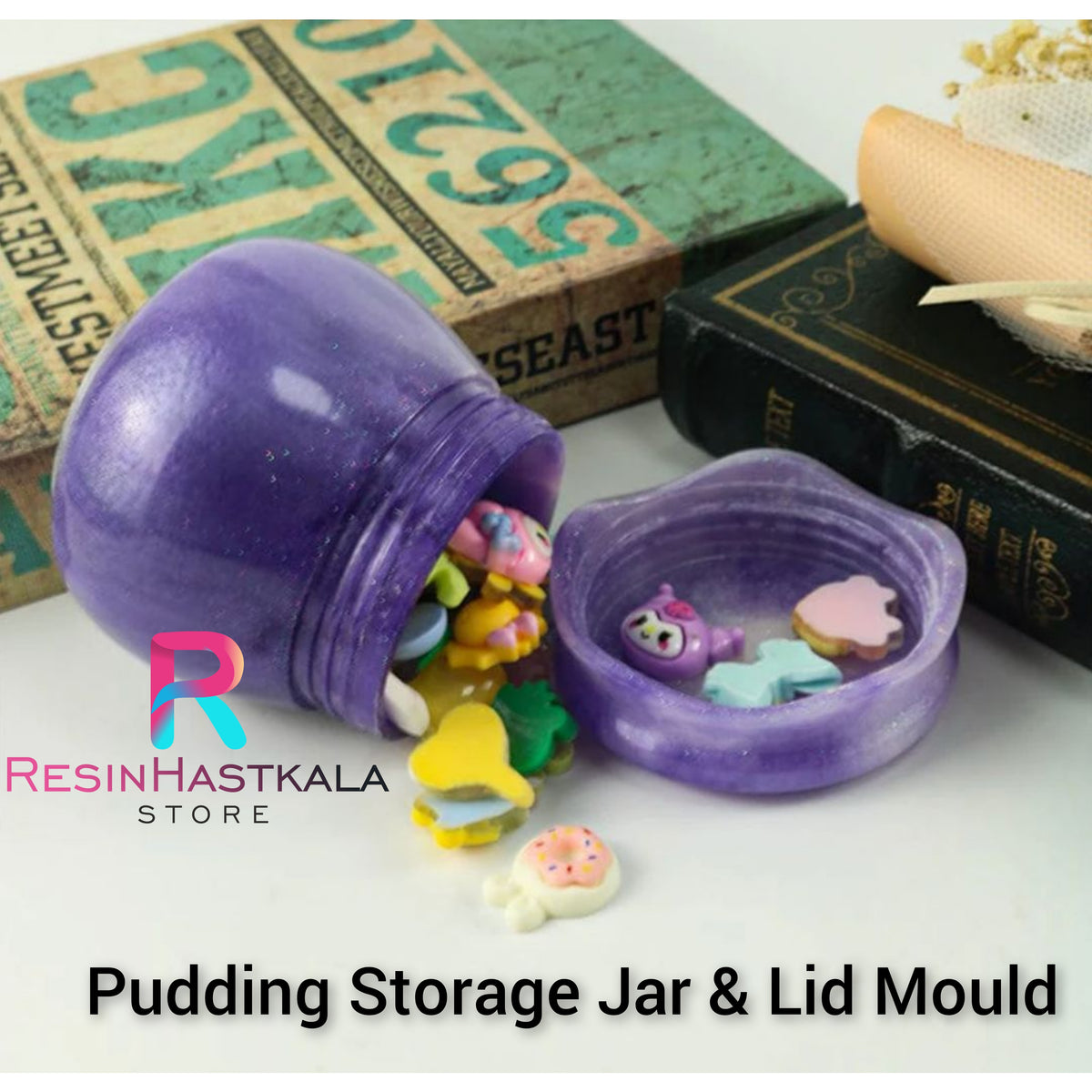 Pudding Storage Pudding Storage Jar & Lid Mould – Resinhastkala Store