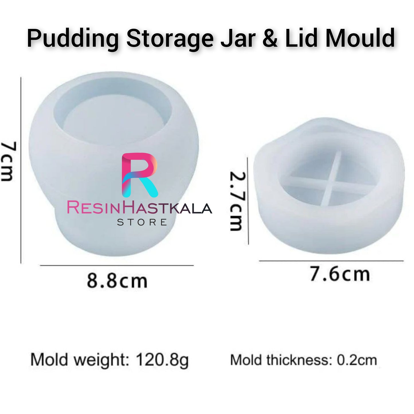 Pudding Storage Jar & Lid Mould