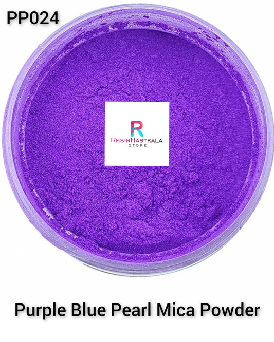 Purple Blue Mica Pearl Powder 20 Gram
