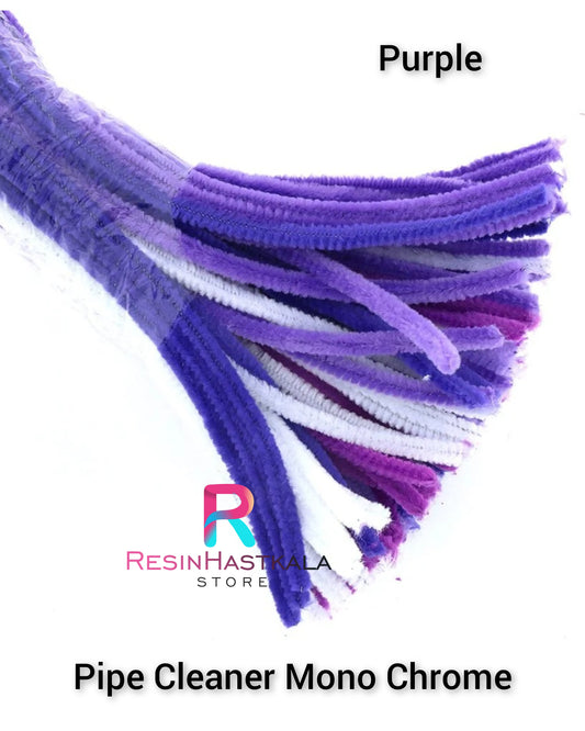 Purple Pipe Cleaner Mono Chrome (100 Pcs/Pack)