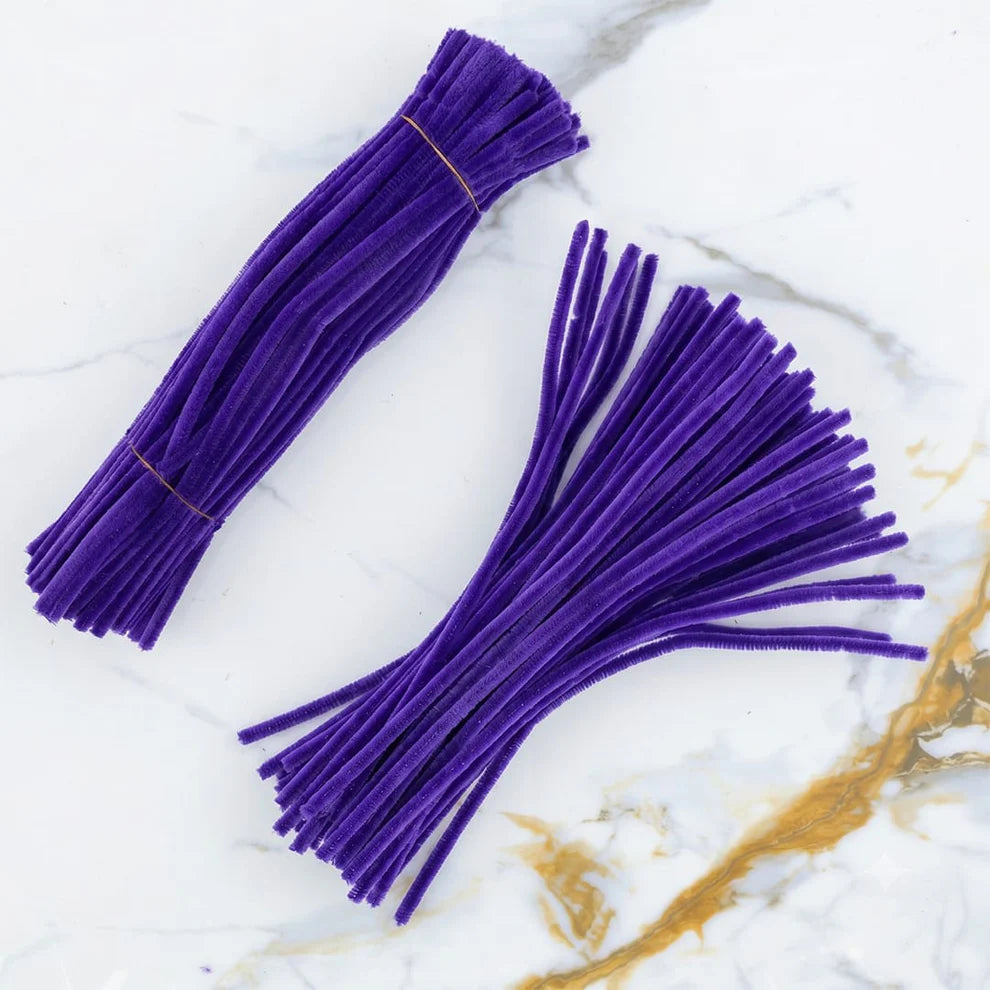 8 mm Premium Pipe Cleaners for Flower Making &  Diy Crafts Projects  – 100 Pcs (Approx.)
