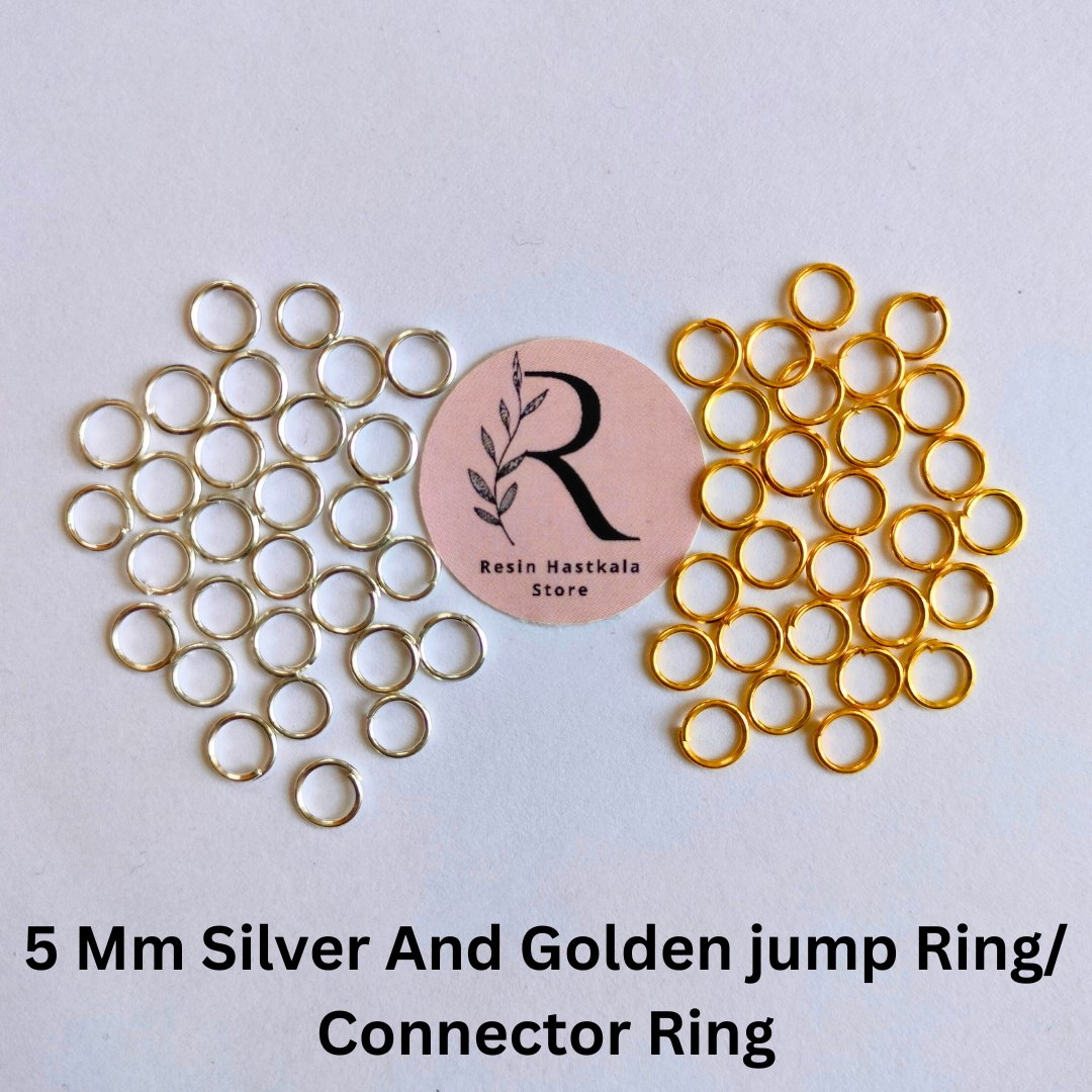 5 Mm Jump Ring / Connectors (100 Piece Approx)