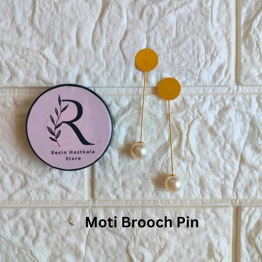 Moti Brooch Pin – Resinhastkala Store