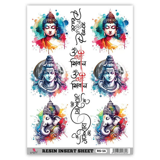 iCraft Resin Insert Sheet RS-16