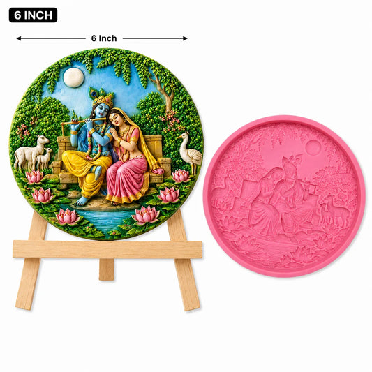 Radha Krishna Mould for Resin & Concrete Art