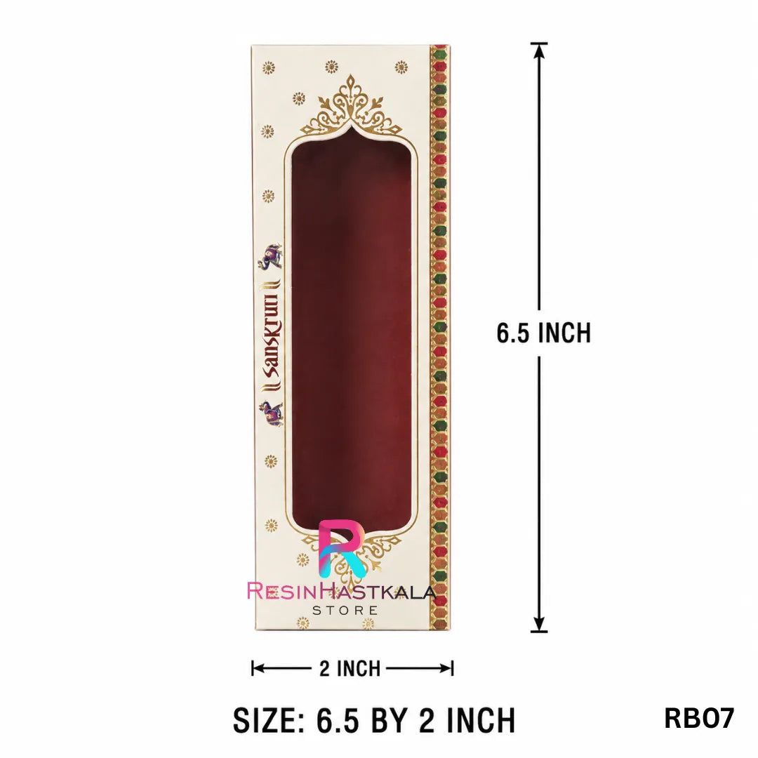 Rakhi Card Box Packing (RB05) – 6 Box Set for Rakhi Packaging