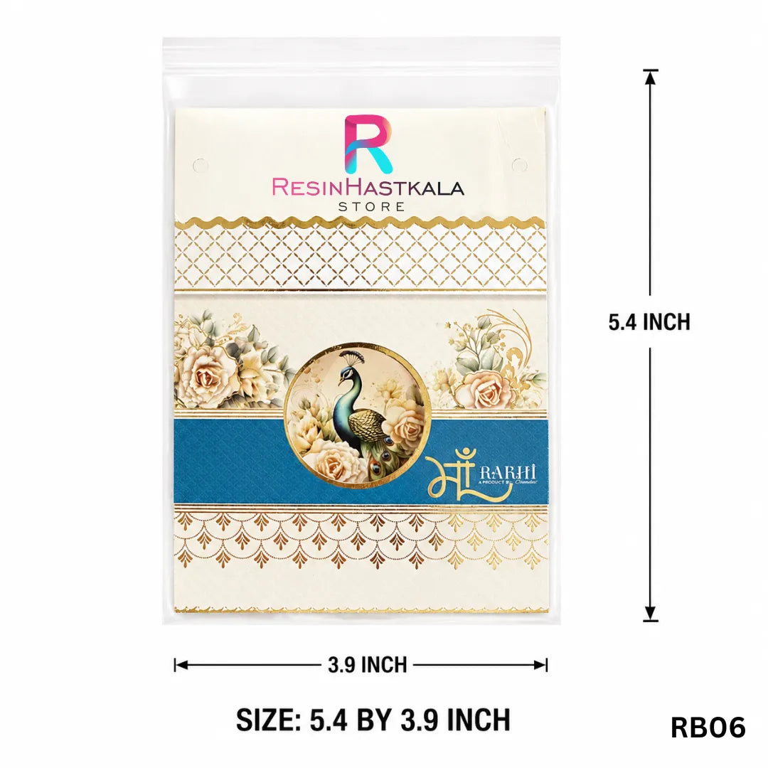 Rakhi Card Packing (RB05) – 12 Card Set for Rakhi Packaging