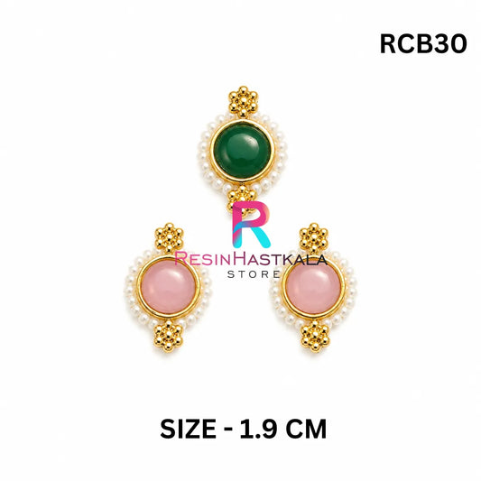 Rakhi Charm With Jacomoti Set Of 4 (RCB30)