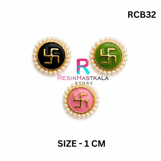 Rakhi Charm With Jacomoti Set Of 4 (RCB32)