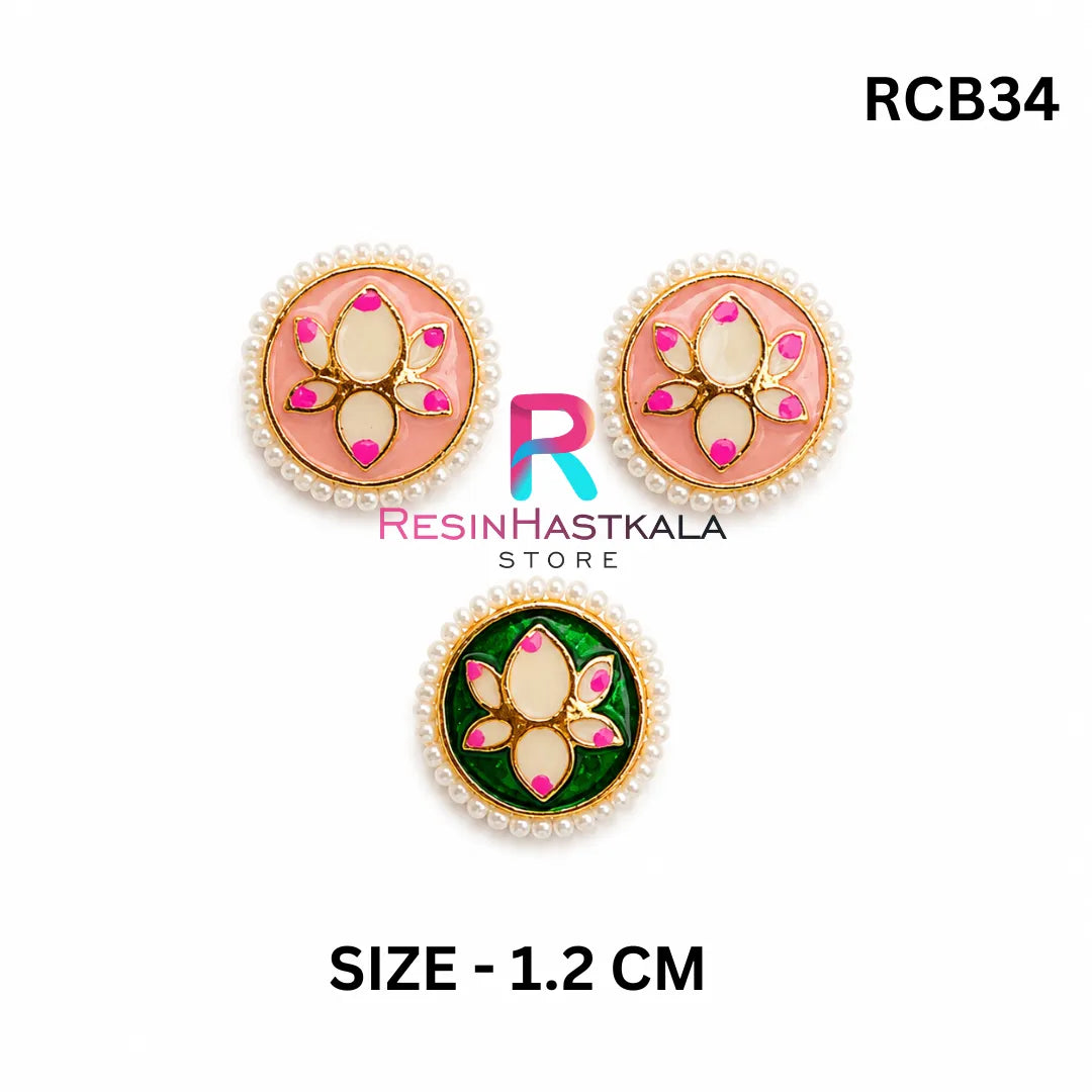 Rakhi Charm With Jacomoti Set Of 4 (RCB34)