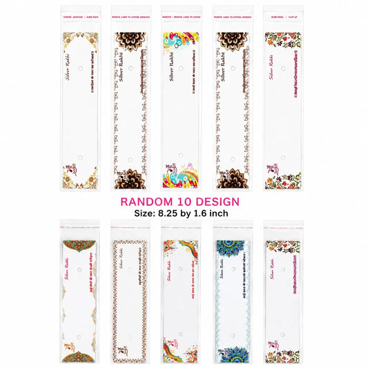 Rakhi Packing Cards with Plastic Bag (H)