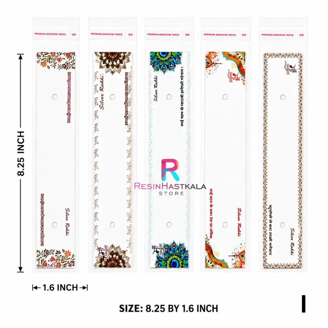 Rakhi Packing Cards with Plastic Bag (I)