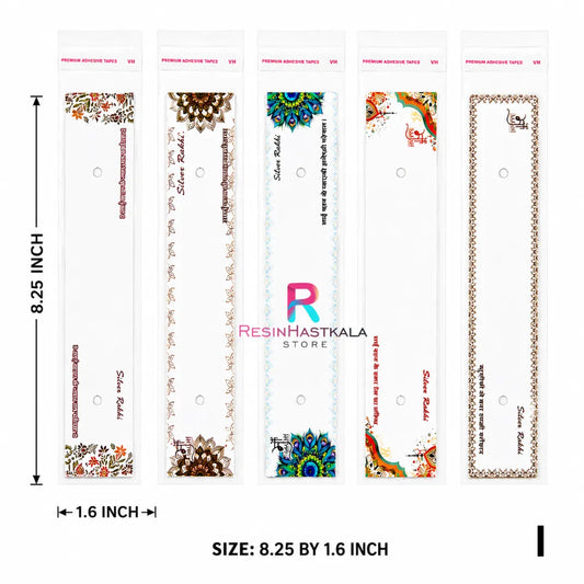 Rakhi Packing Cards with Plastic Bag (I)