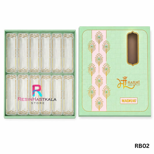 Rakhi Plastic Box Packing (RB02) – 12 Piece Set for Rakhi Packaging