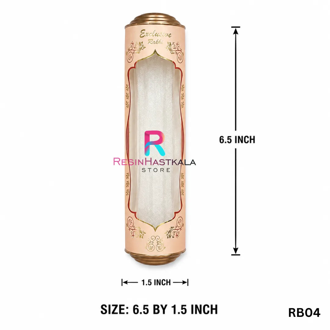 Rakhi Plastic Box Packing (RB04) – 6 Box Set for Rakhi Packaging