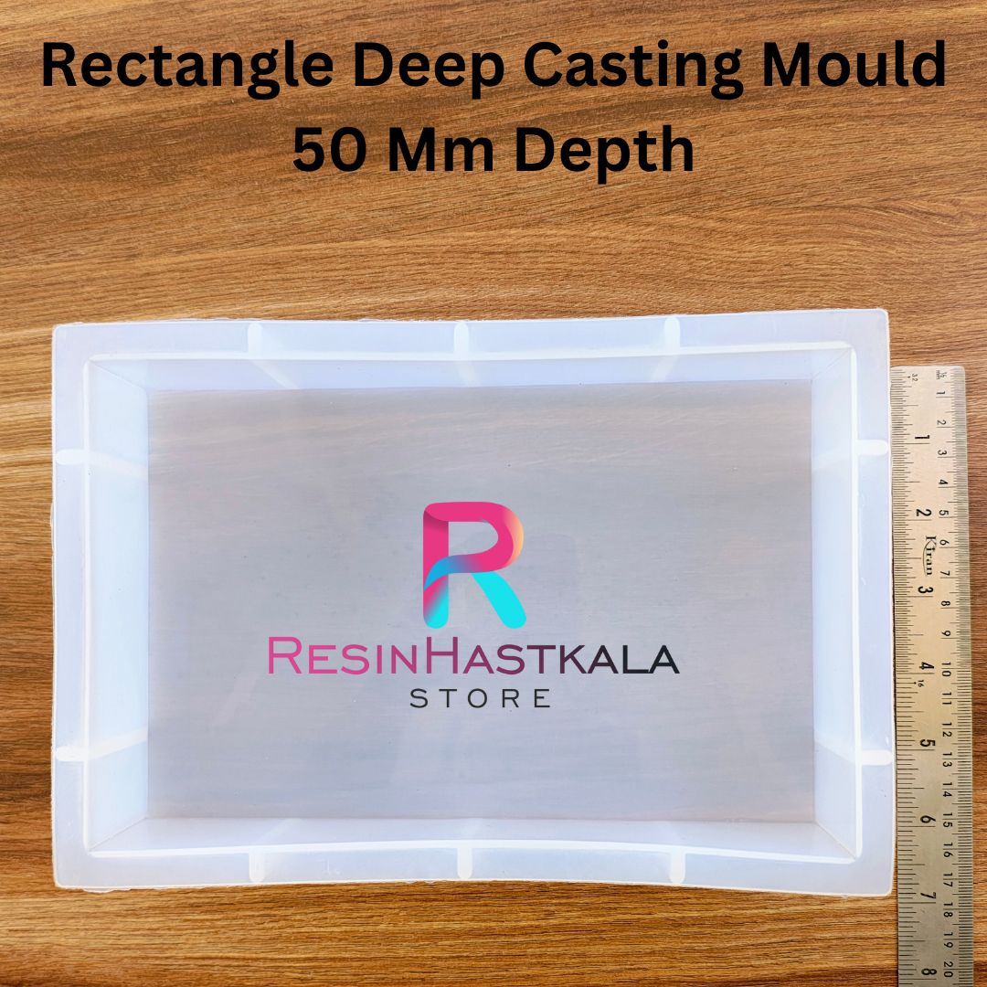 Rectangle Deep Casting Mould 50 Mm Depth