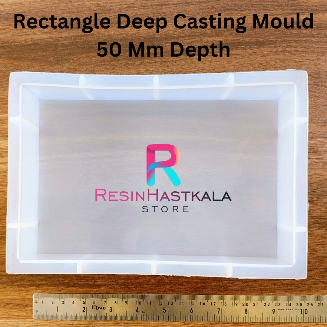 Rectangle Deep Casting Mould 50 Mm Depth