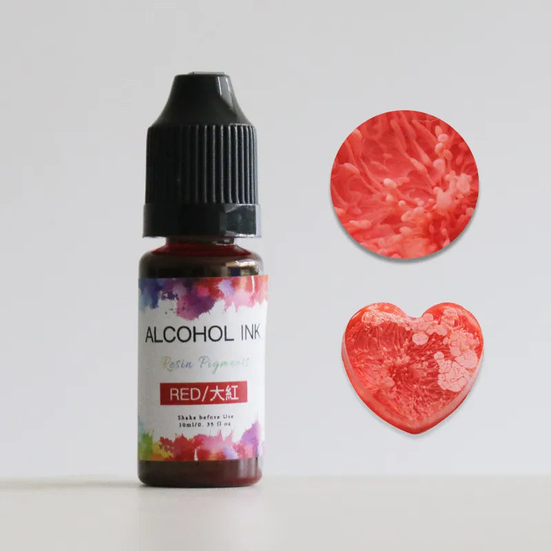 Red 3D Alcohol Ink Single Colour (10 Ml)