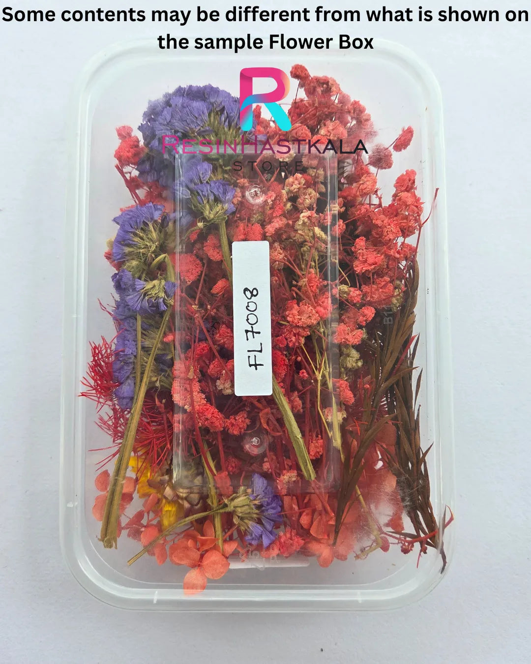 Red Theme 3D Dry Flower Box – FL7008