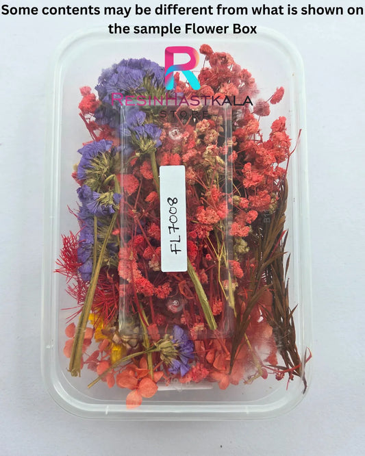 Red Theme 3D Dry Flower Box – FL7008